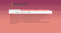 Desktop Screenshot of lithothamne.net
