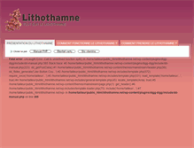 Tablet Screenshot of lithothamne.net